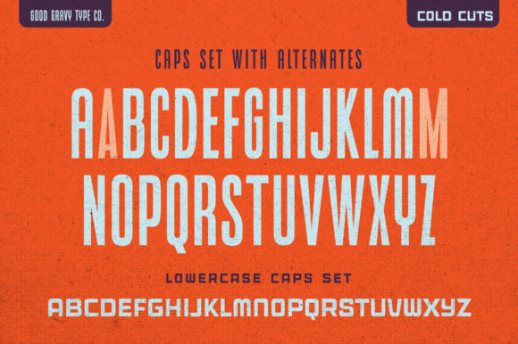 Cold Cuts Font - Preview 1