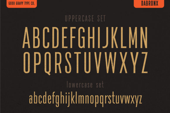 Dabronx Font font preview - 1