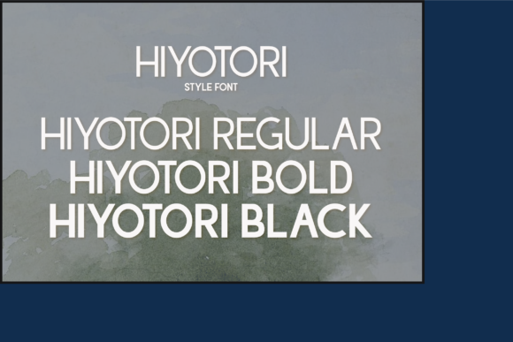 Hiyotori Font PNG with transparent background - Preview 2