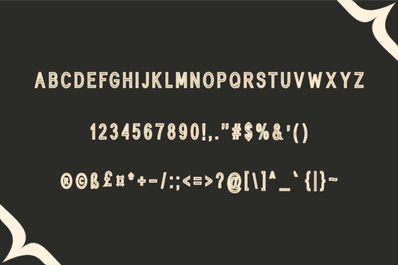Lionthine Font PNG with transparent background - Preview 1