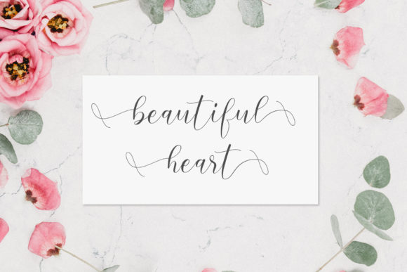Lovely Carlyna Font PNG with transparent background - Preview 2