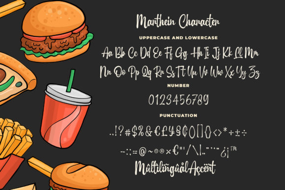Marthein Font PNG with transparent background - Preview 4