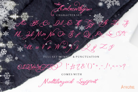 Ambrewthy Font - Preview 1