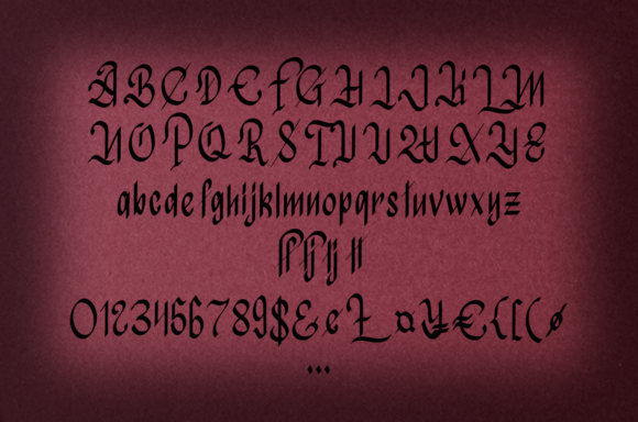 Atmospheric Christmas Font PNG with transparent background - Preview 3