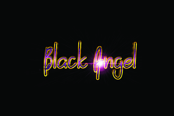 Black Angel Font - Preview 1