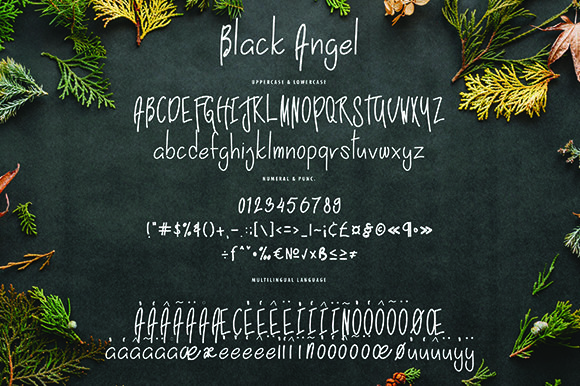 Black Angel Font - Preview 2