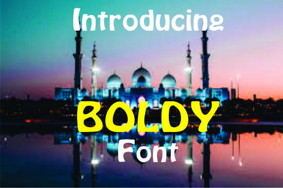 Boldy Font - Preview 1