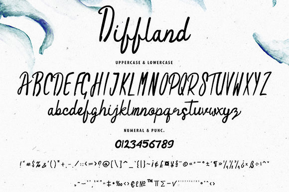 Diffland Font - Preview 1