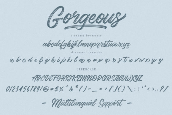 Gorgeous Font - Preview 5