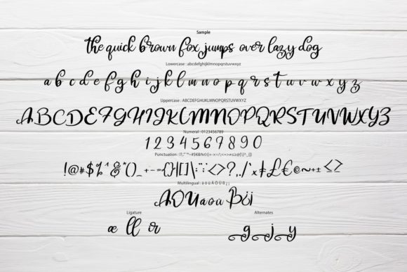 Hibes Font PNG with transparent background - Preview 5