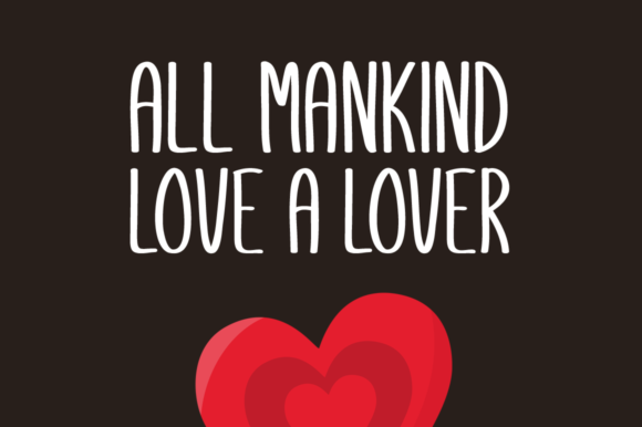 Lover Vision Font font preview - 1