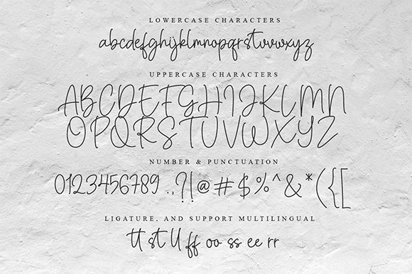 Margareth Script Font PNG with transparent background - Preview 5