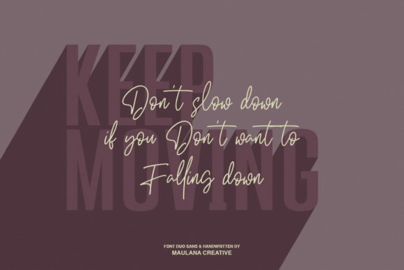 Pillish Duo Font font preview - 4
