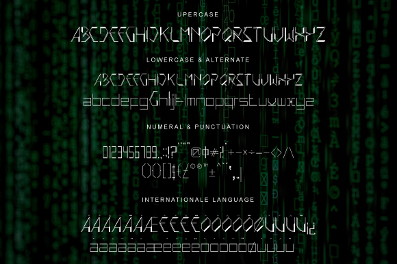Satlyte Font PNG with transparent background - Preview 1
