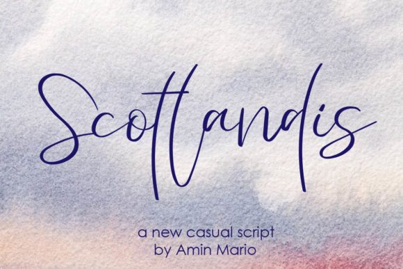 Scotlandis Font font preview - 1