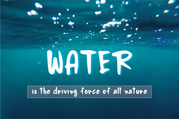 Seas the Day Font PNG with transparent background - Preview 3