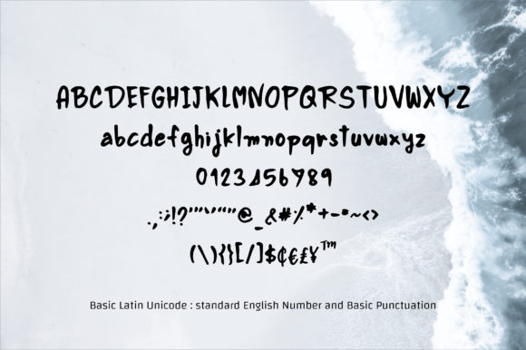 Seas the Day Font PNG with transparent background - Preview 5
