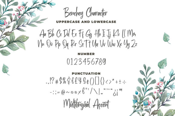 Benchey Font - Preview 3