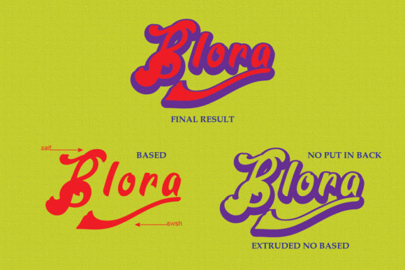 Blora Font - Preview 1