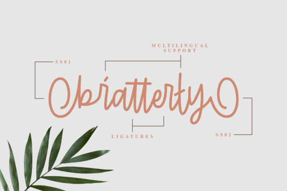 Bratterly Font - Preview 4