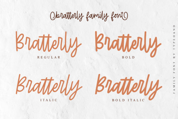 Bratterly Font - Preview 5