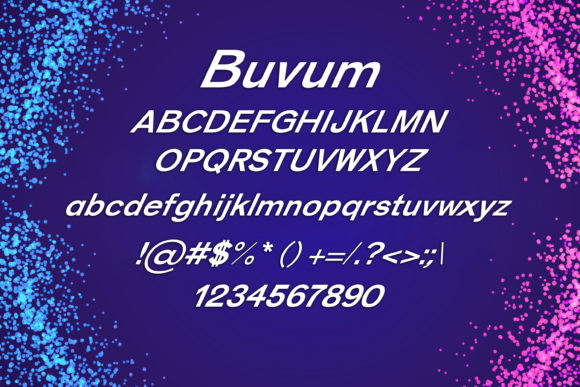 Buvum Font - Preview 1