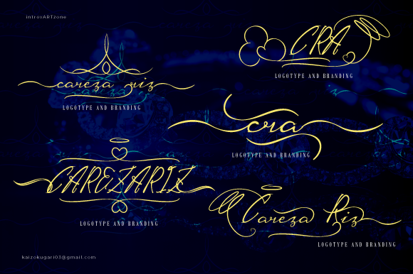 CarezaRiz Font - Preview 1