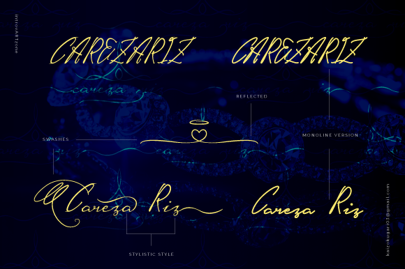 CarezaRiz Font - Preview 3