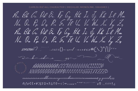 CarezaRiz Font - Preview 4