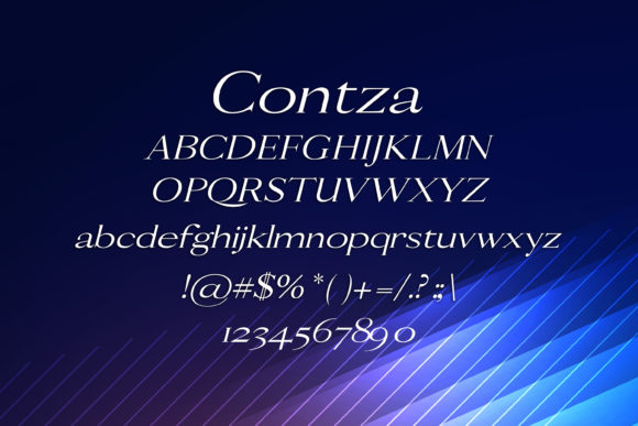 Contza Font - Preview 1