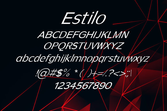 Estilo Font - Preview 1