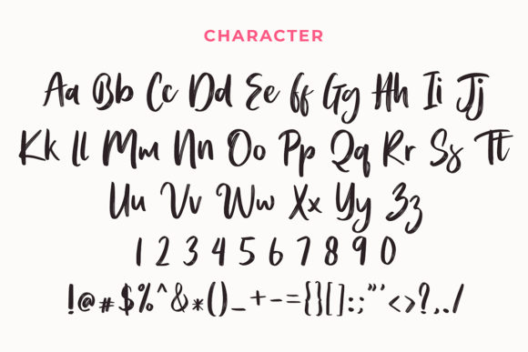 Hugost Font PNG with transparent background - Preview 1