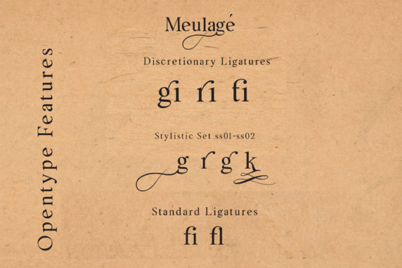 Meulage Font PNG with transparent background - Preview 2