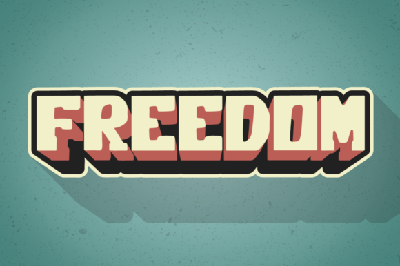 Polar Press Font PNG with transparent background - Preview 2