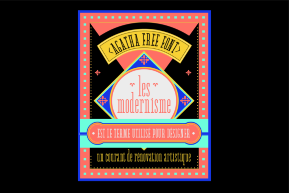 Agatha Font - Preview 3