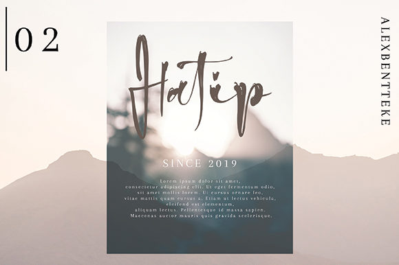 Alex Bentteke Font - Preview 5