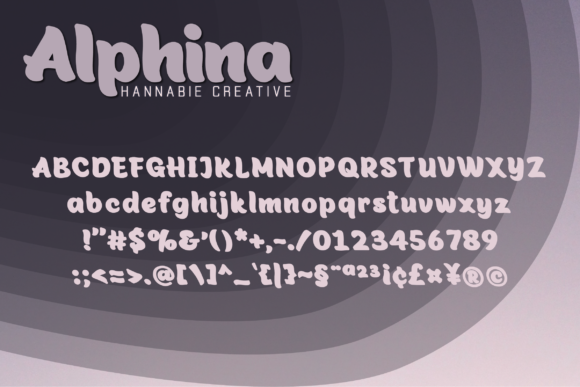 Alphina Font - Preview 1