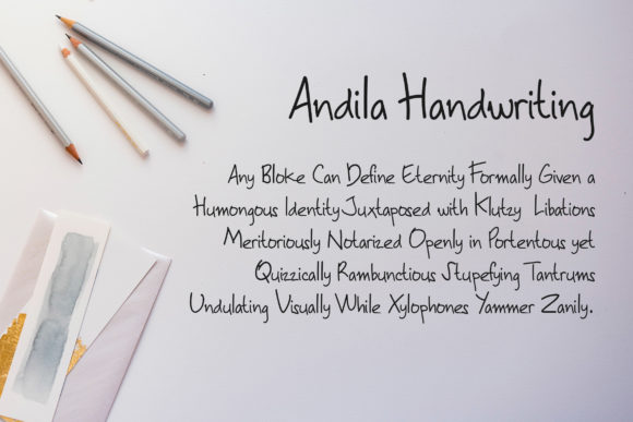 Andila Font - Preview 3