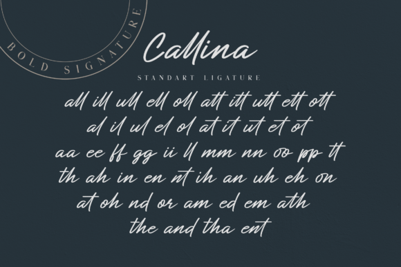 Callina Font - Preview 6