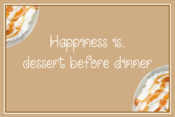 Caramel Swirl Font - Preview 4