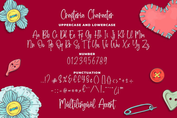 Crafteria Font - Preview 3