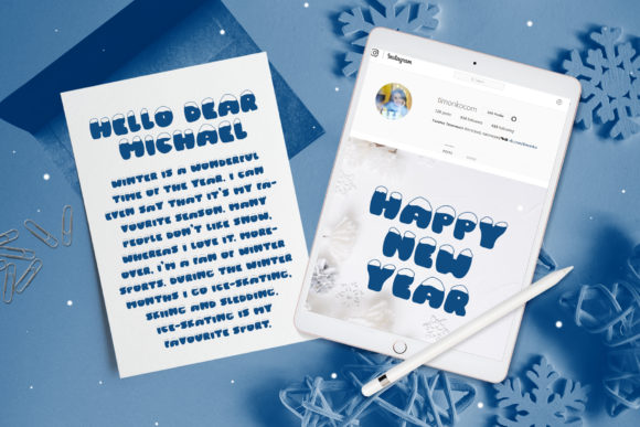 Frosty Joy Font - Preview 2