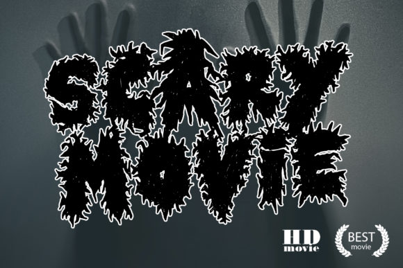 Horror Metal Font PNG with transparent background - Preview 4