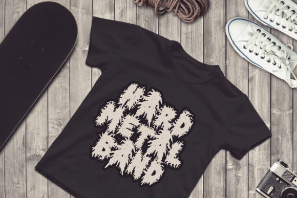 Horror Metal Font PNG with transparent background - Preview 5