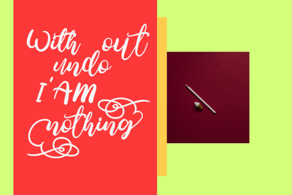 I Love January Font PNG with transparent background - Preview 2