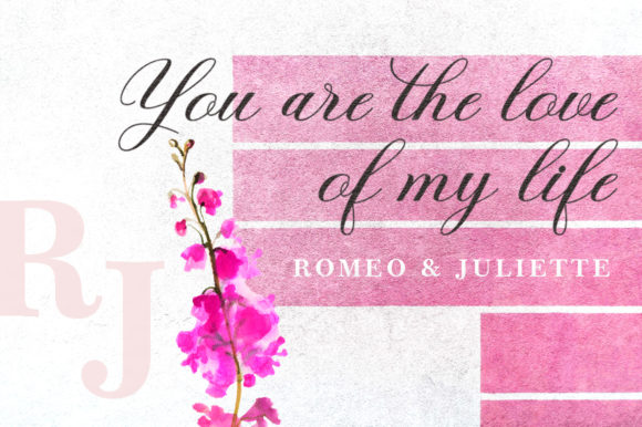 Milania Font PNG with transparent background - Preview 2