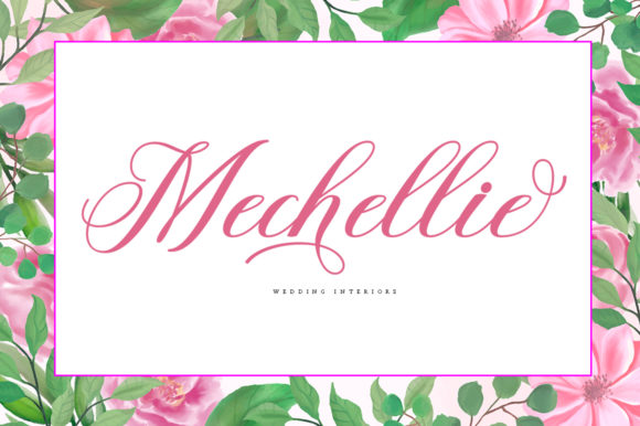 Milania Font PNG with transparent background - Preview 6