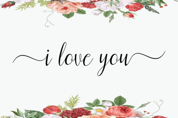 Monthlight Font PNG with transparent background - Preview 4