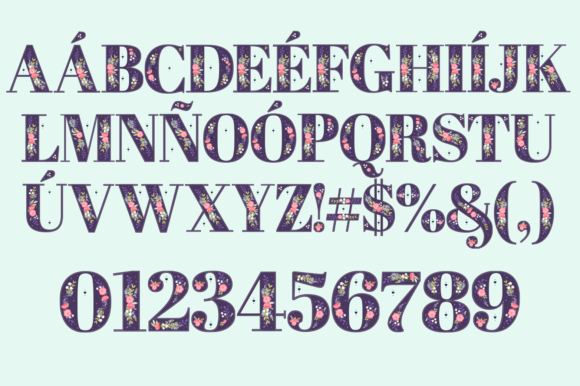 Regia Font PNG with transparent background - Preview 1