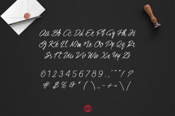 Signata Font PNG with transparent background - Preview 2